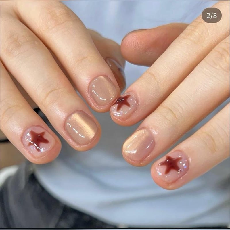 nail tay ngắn cực sang