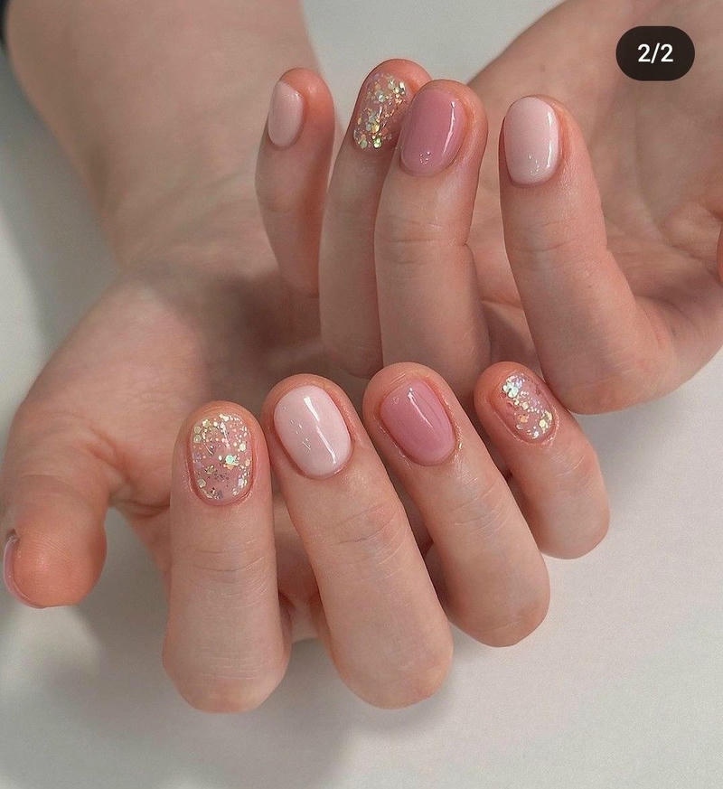 nail tay ngắn cực xinh