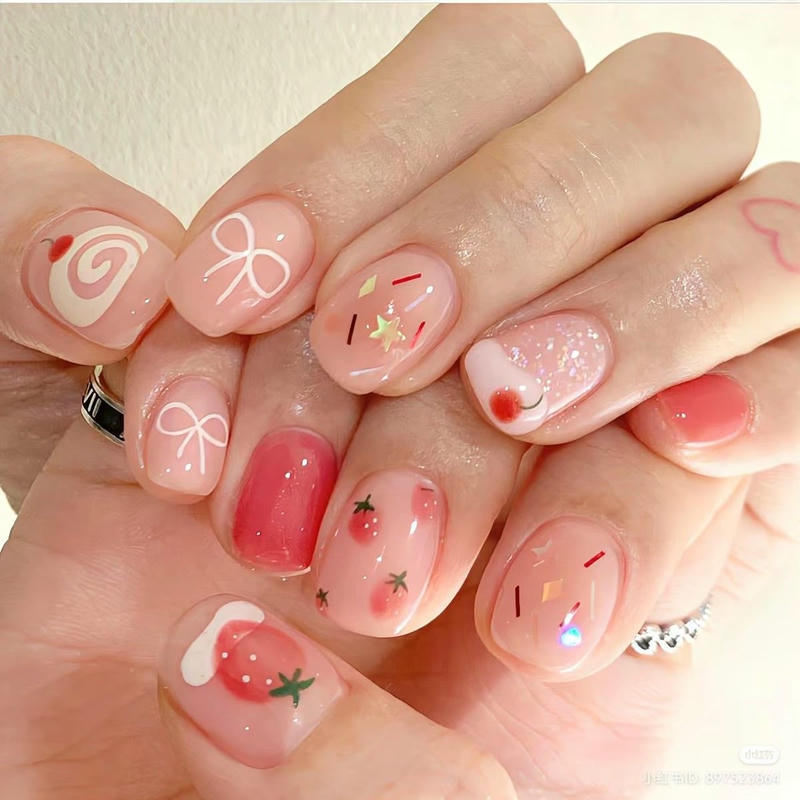 nail tay ngắn siêu hot