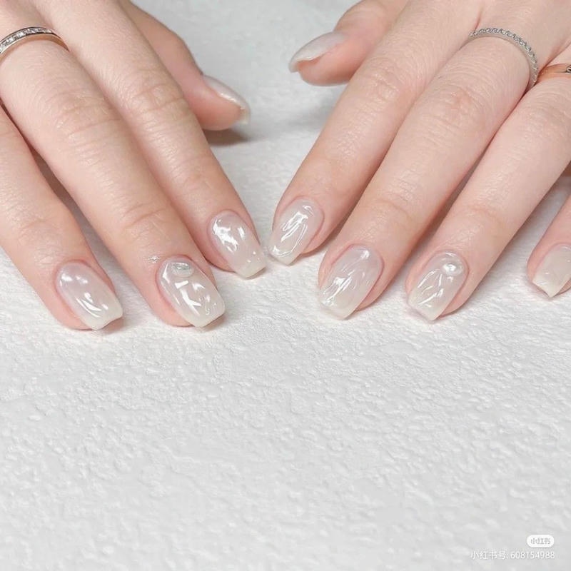 nail tay ngọc trai cực hot trend