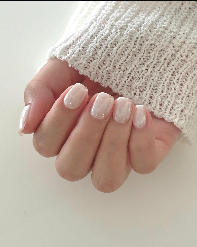 nail tay ngọc trai siêu đẹp