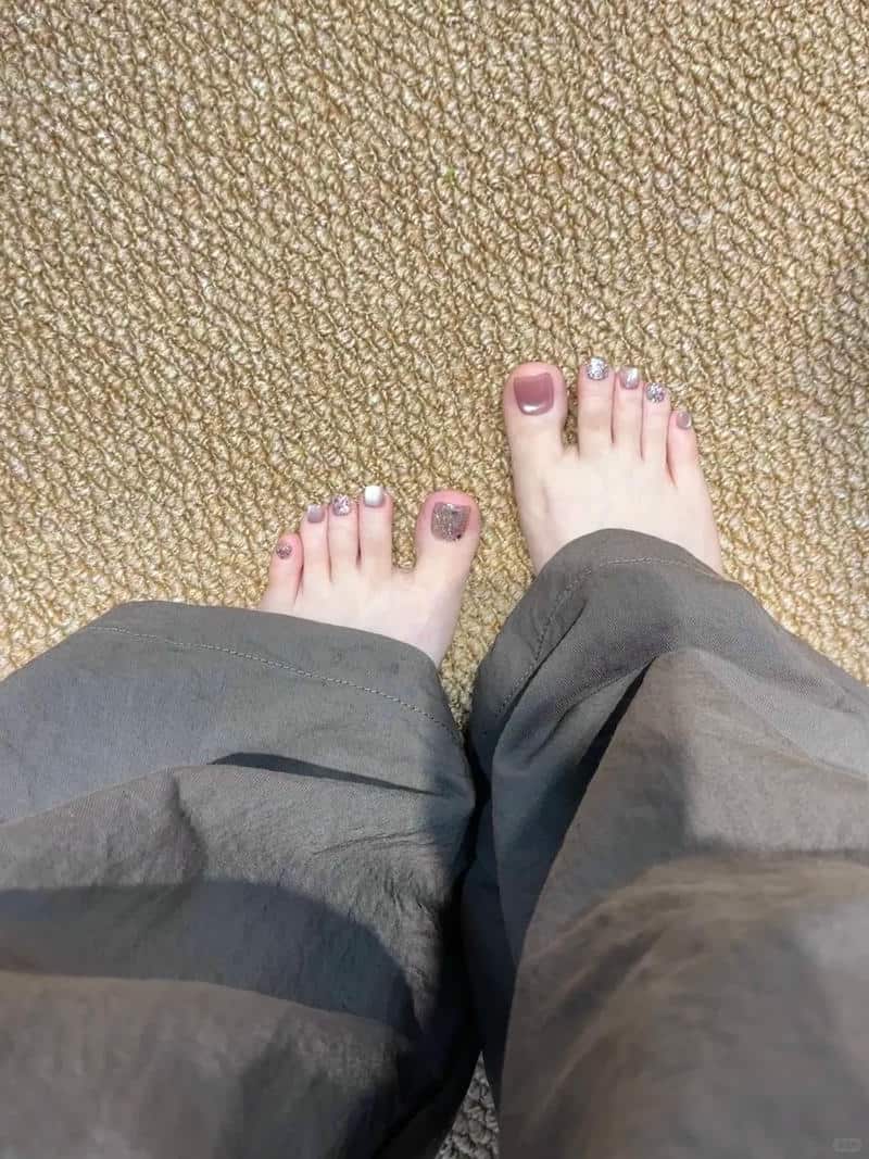 nail tím cho mùa thu