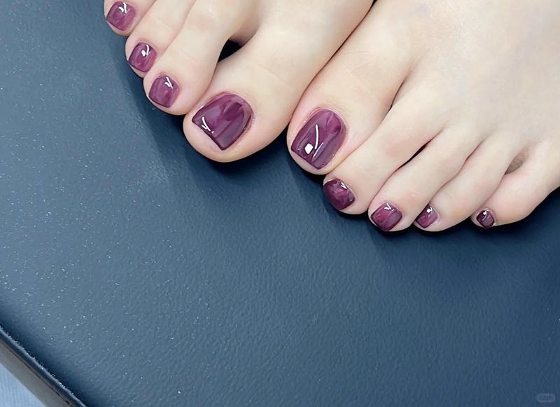 nail tím lavender
