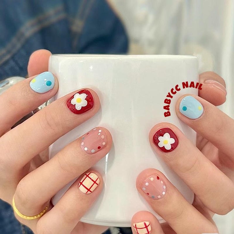 nail vẽ cute cực xinh