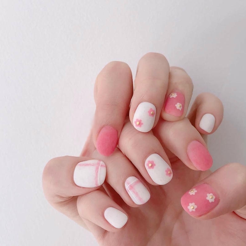 nail vẽ hoa cực cuốn hút