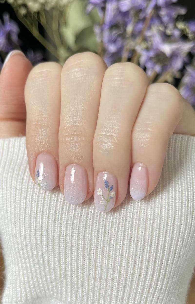 nail vẽ hoa cực đẹp