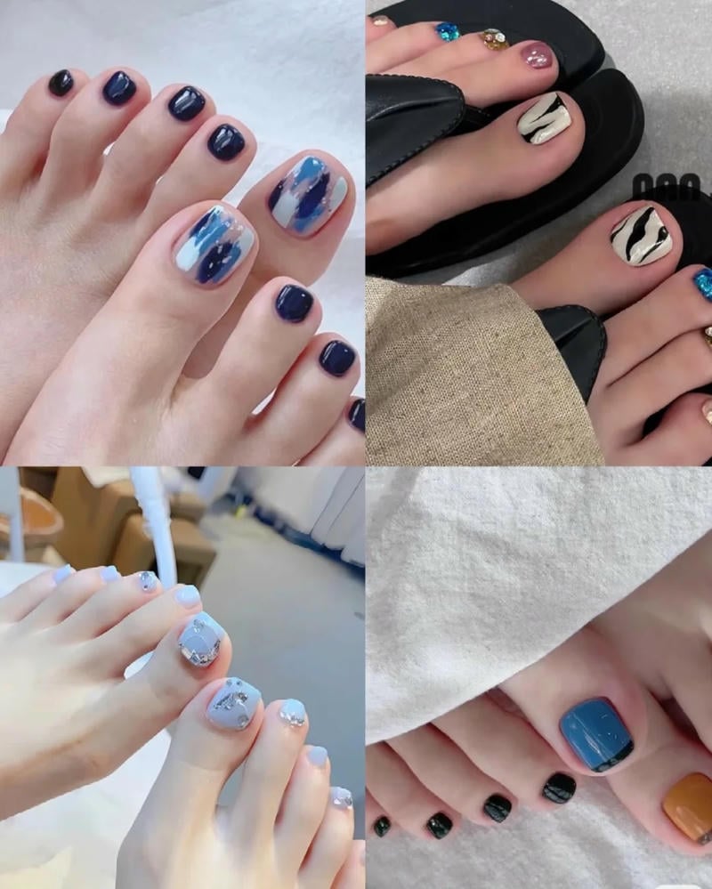 nail xanh cuốn hút