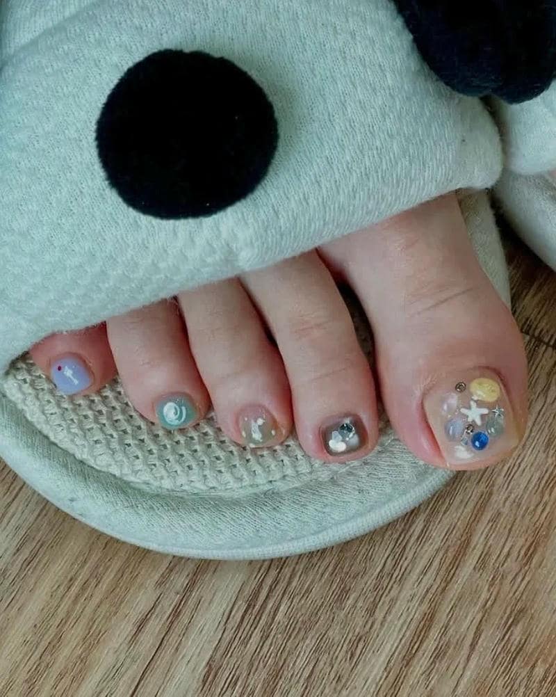 nail xanh mới lạ