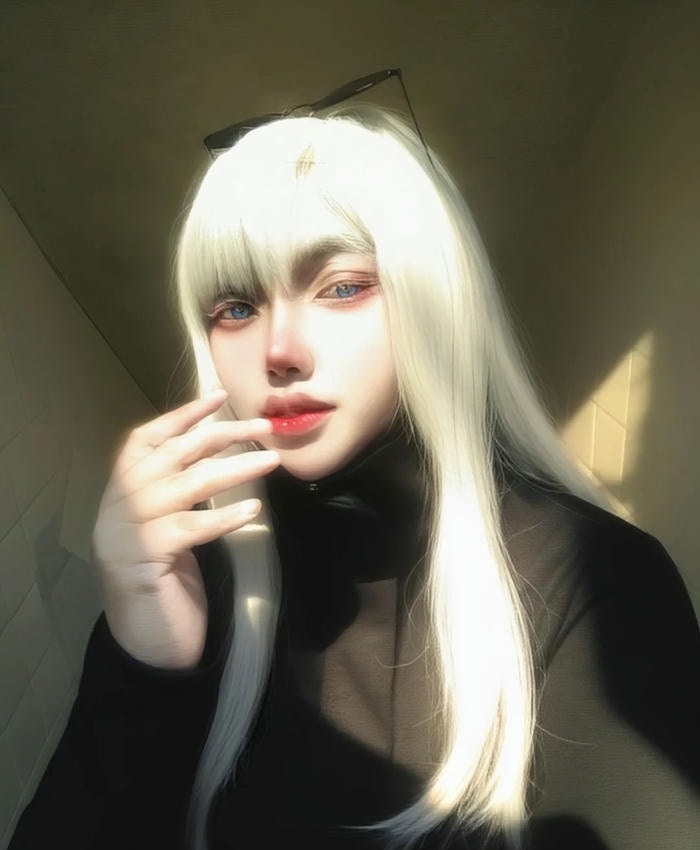 ảnh cosplay gojo đang iu