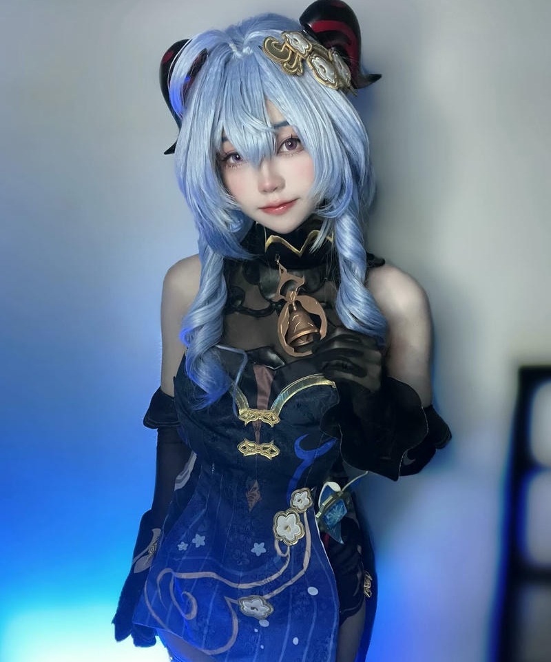 cosplay ganyu cực cháy