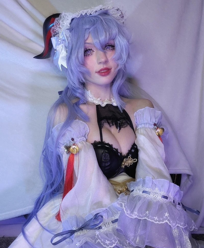 cosplay ganyu cực đẹp