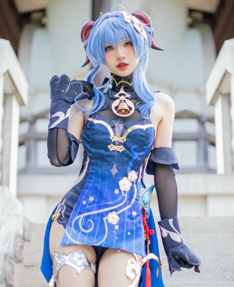 cosplay ganyu sang chảnh