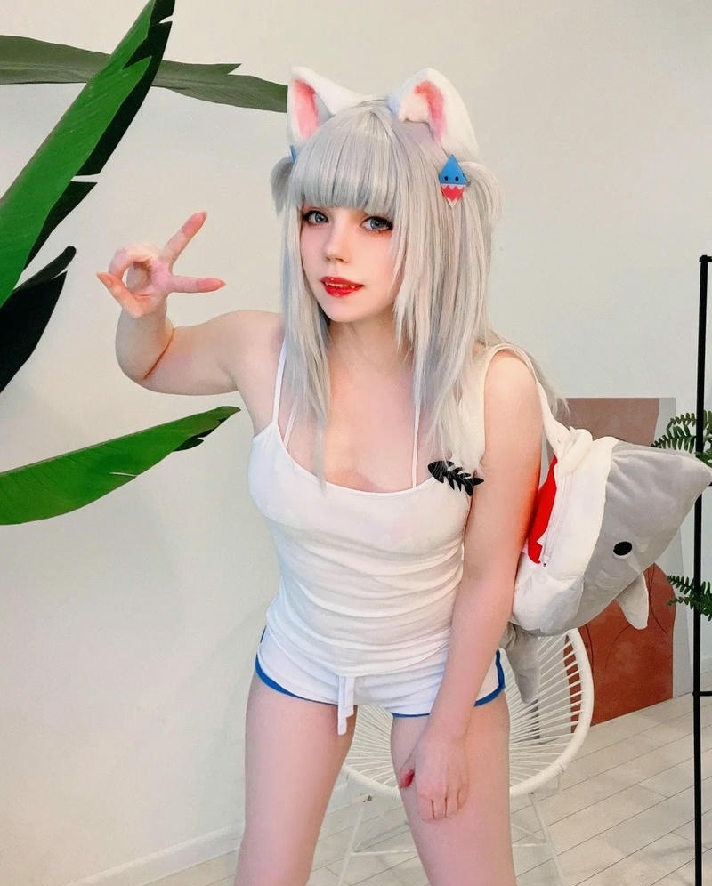 cosplay gura cực ngon