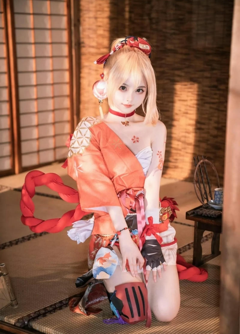 yoimiya cosplay cute