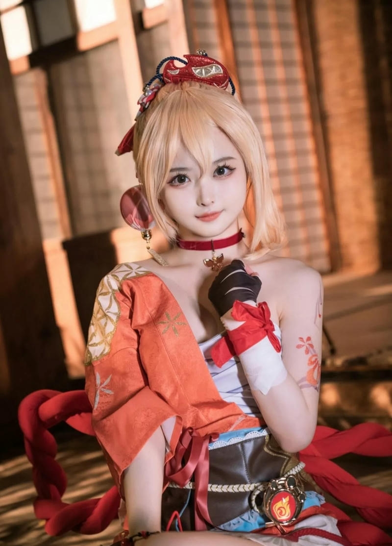 yoimiya cosplay xinh